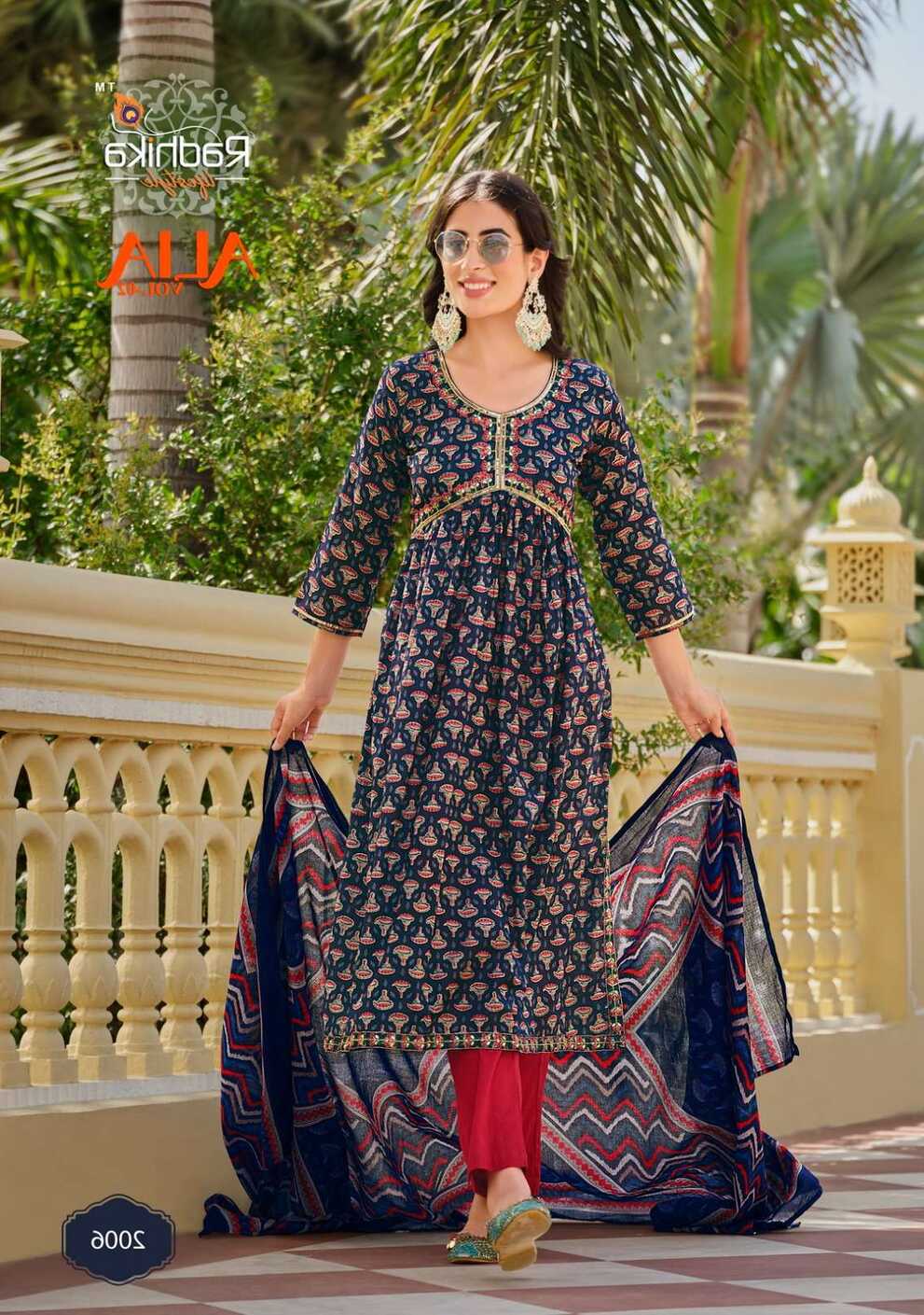 RADHIKA LIFE STYLE ALIA VOL-2 NEW COLLECTION NAYRA CUT KURTI ...