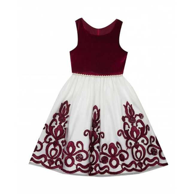 Rare Editions Girls 7-16 Velvet Bodice Dress | Maysharp Babies ...