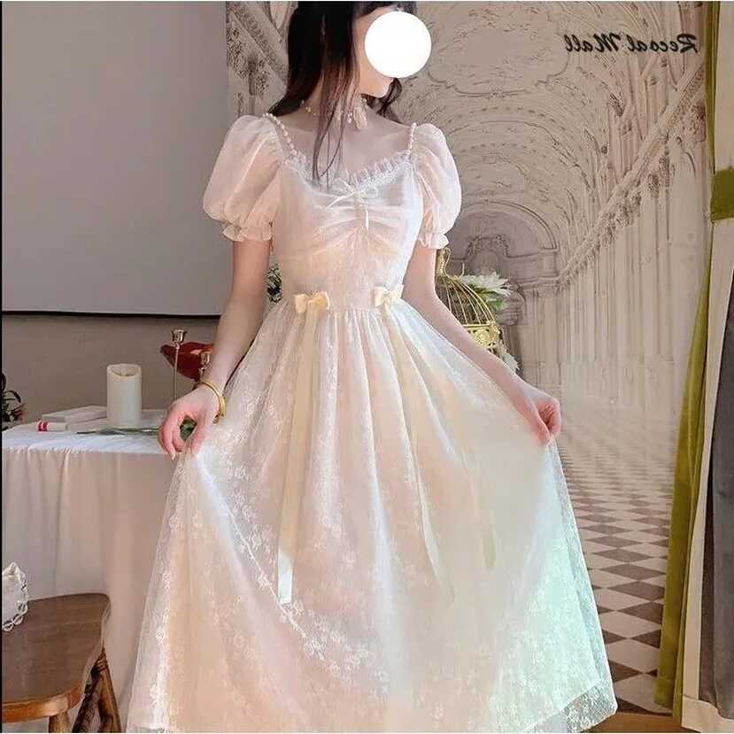 Recoal Summer fairy graduation dress white dress for women casual ...