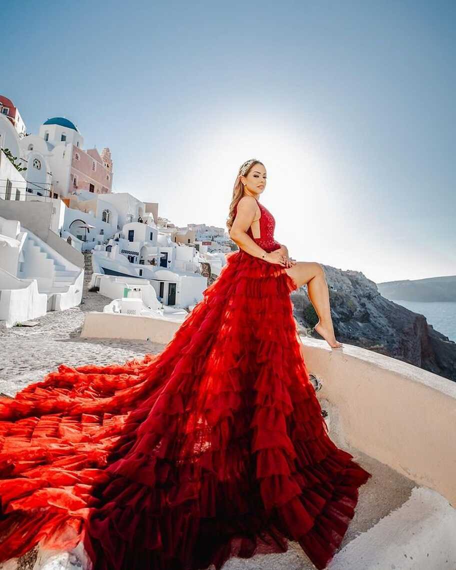 Red Cinderella Gown - Etsy