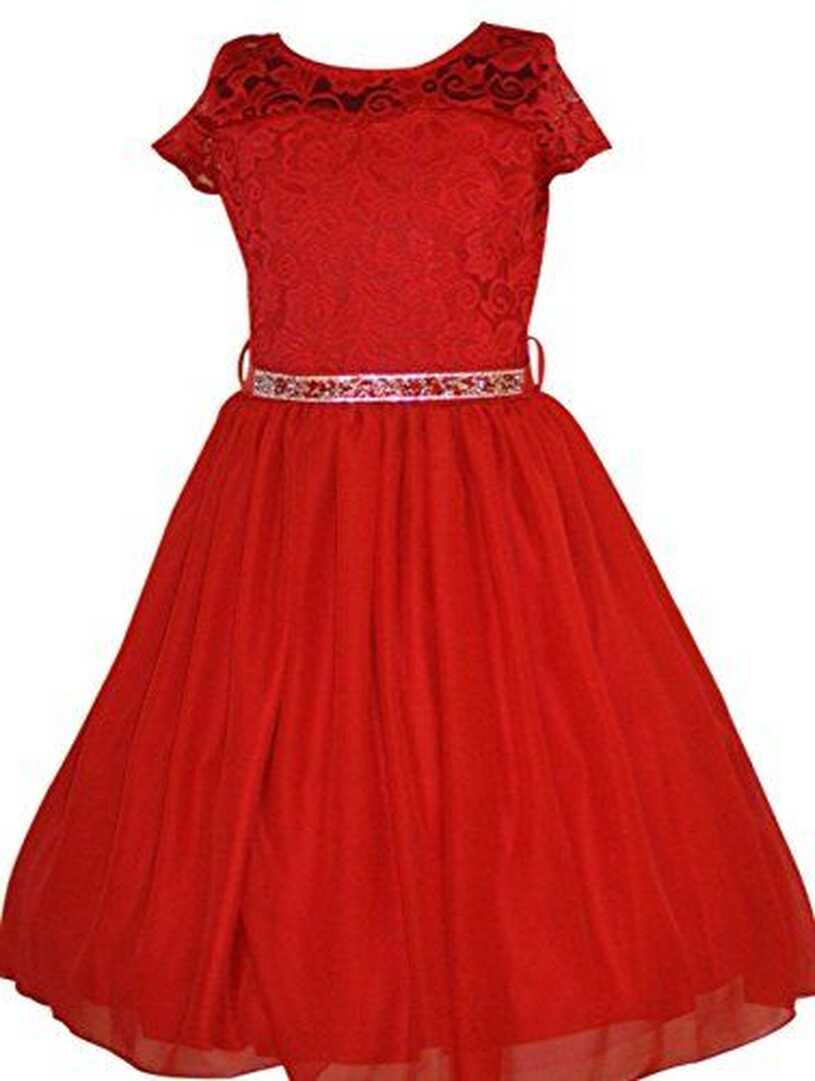 Red Dress for Girls Tweens