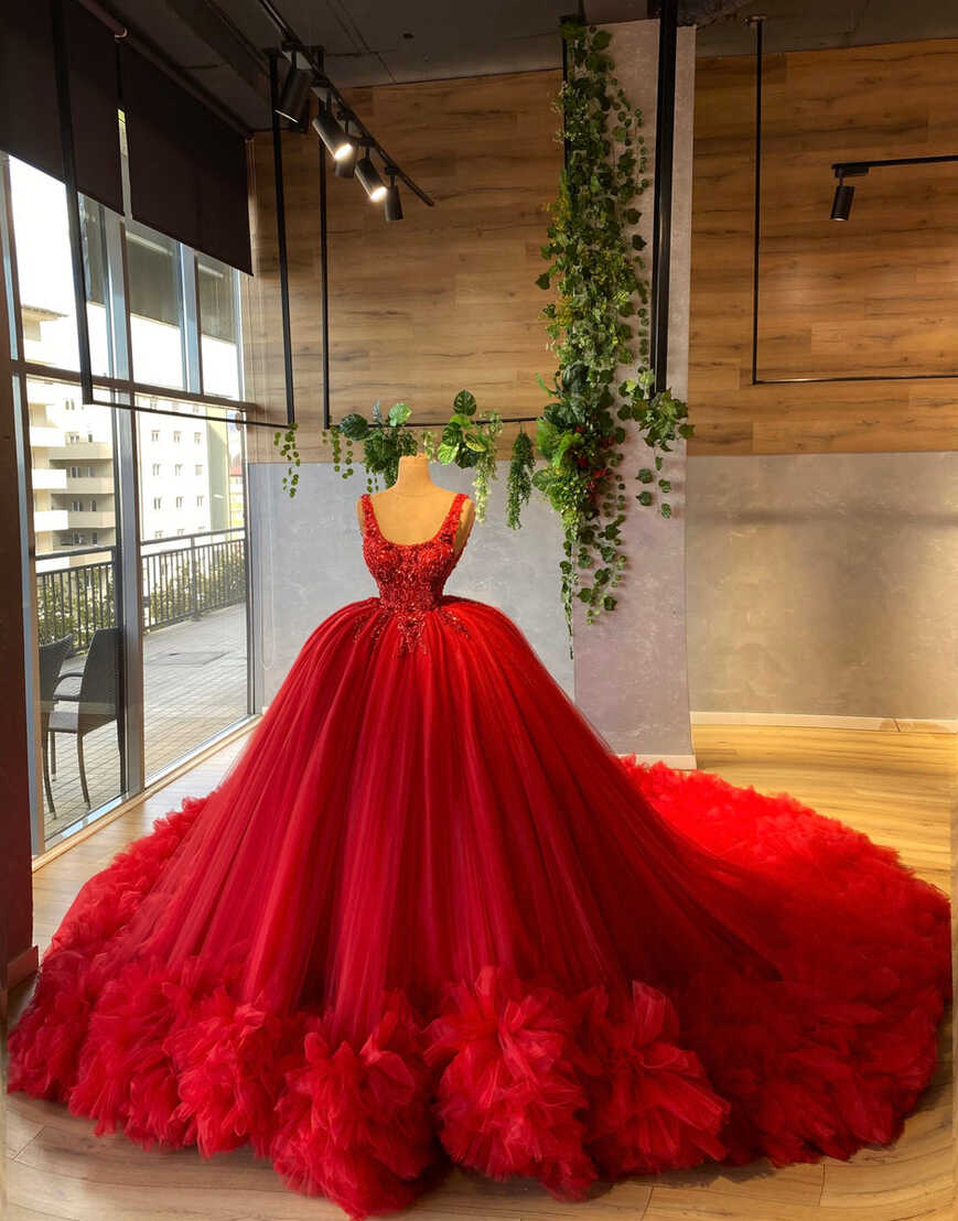 Red Princess Ball Gown – Goddess Exclusive