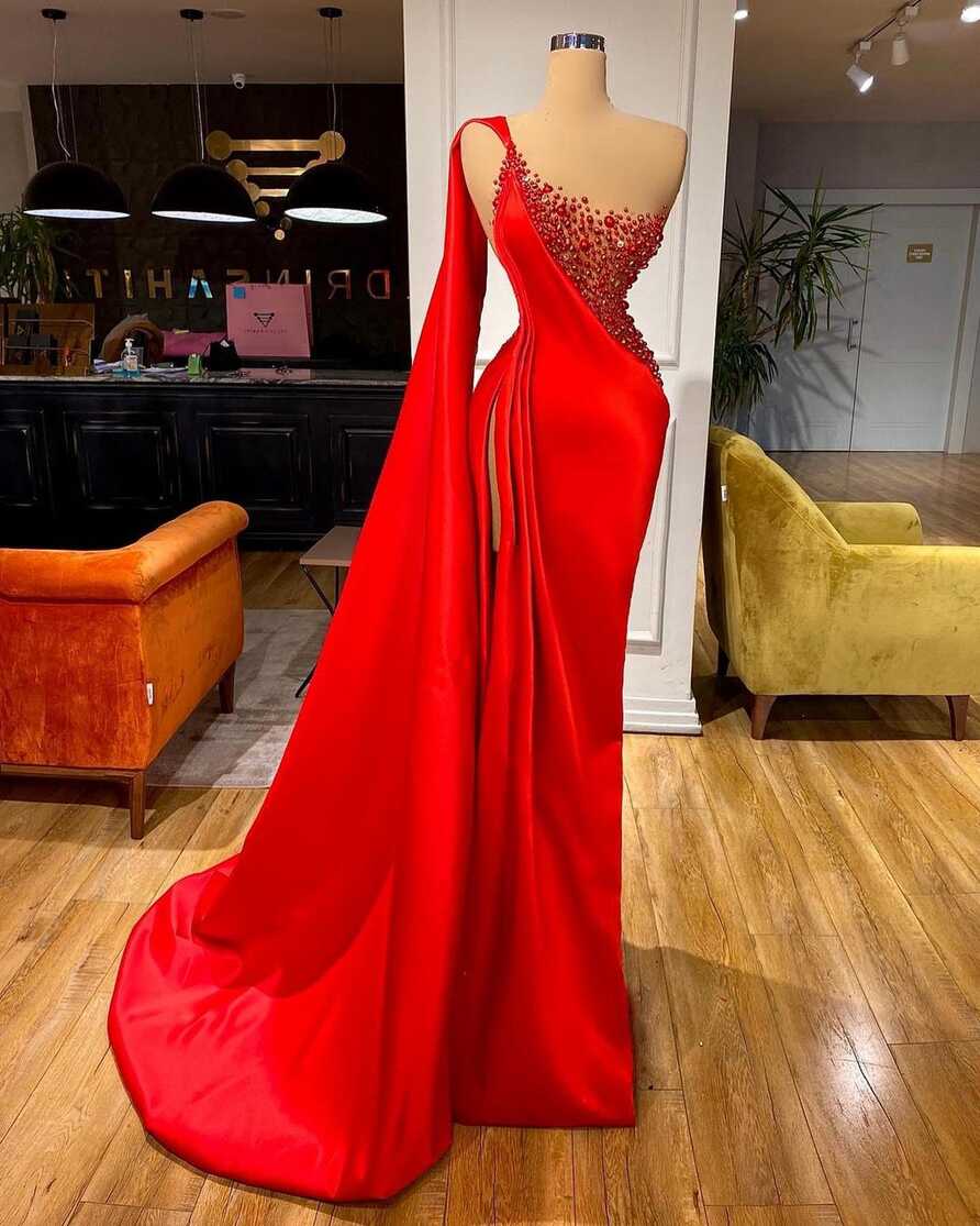 Red Prom Dresses, Mermaid Evening Dresses, 2022 Prom Dresses ...