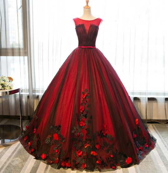 Red Prom Dresses,princess Prom Dresses,quinceanera Dresses,modest ...