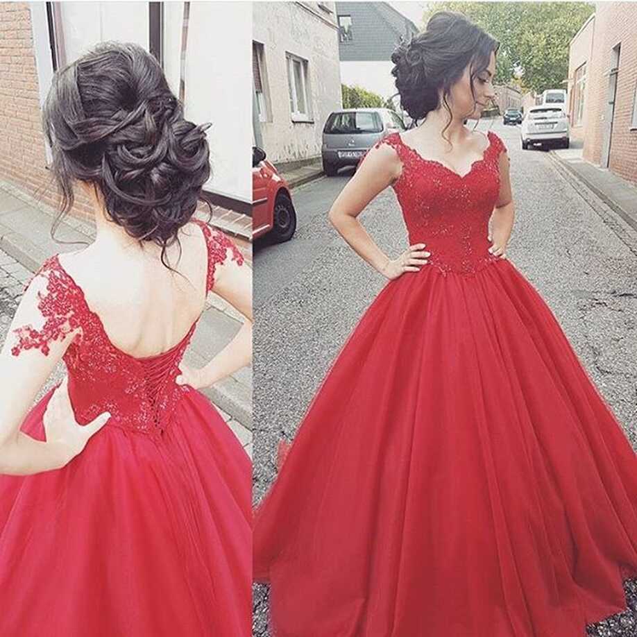 Red Prom Dresses,prom Dress,prom Dresses,ball Gown Formal Gown ...