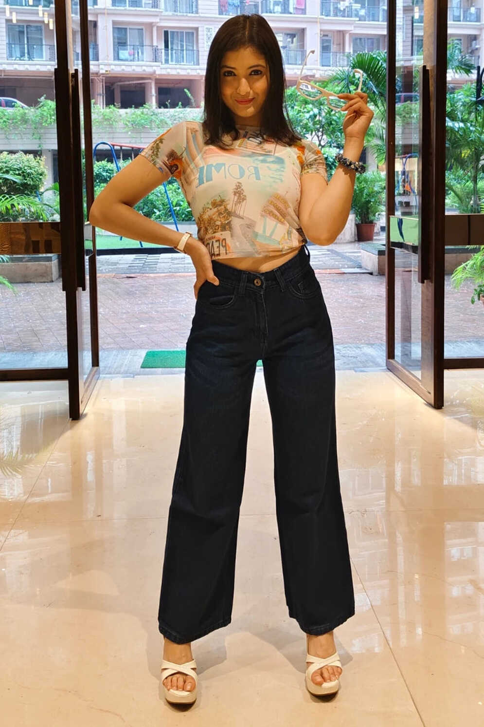 Retro | High Waist Jeans | Wide Leg Jeans | Madish