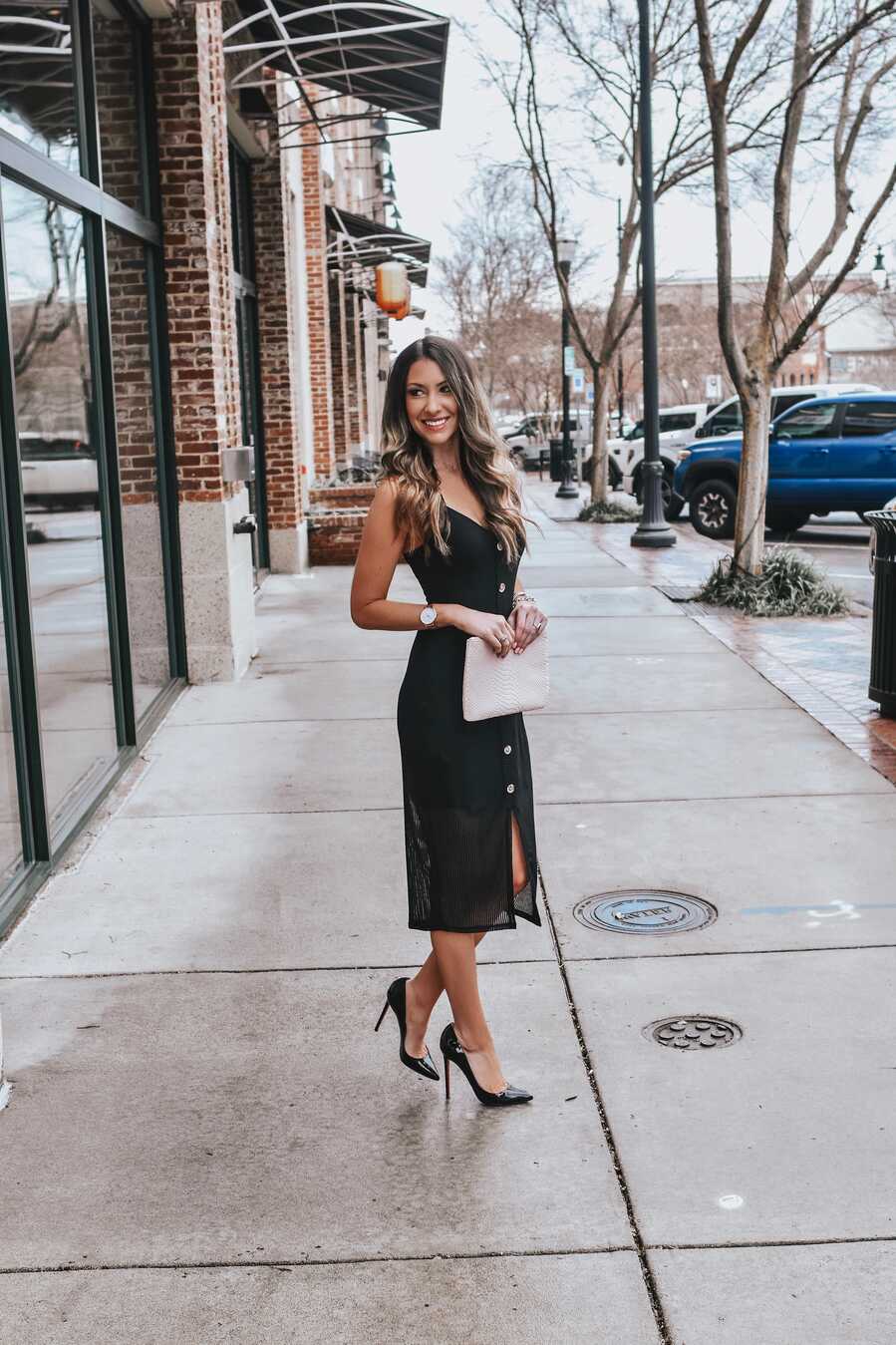 Ribbed Midi Dress Styled Two Ways + 10 Facts About Me | Catherine Grey