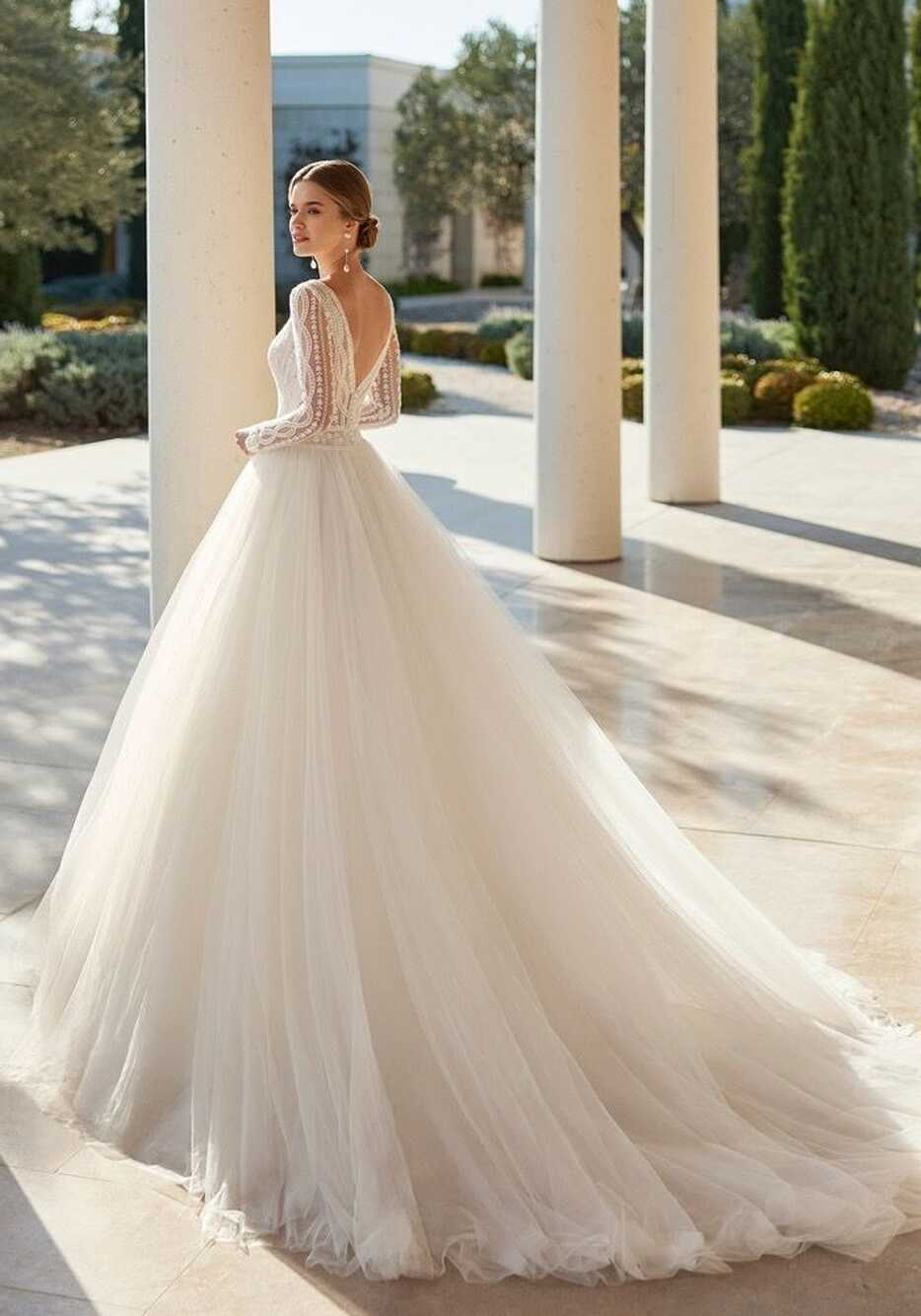 Rosa Clara Viggo Long Sleeve Princess Wedding Dress HK | DBR Weddings