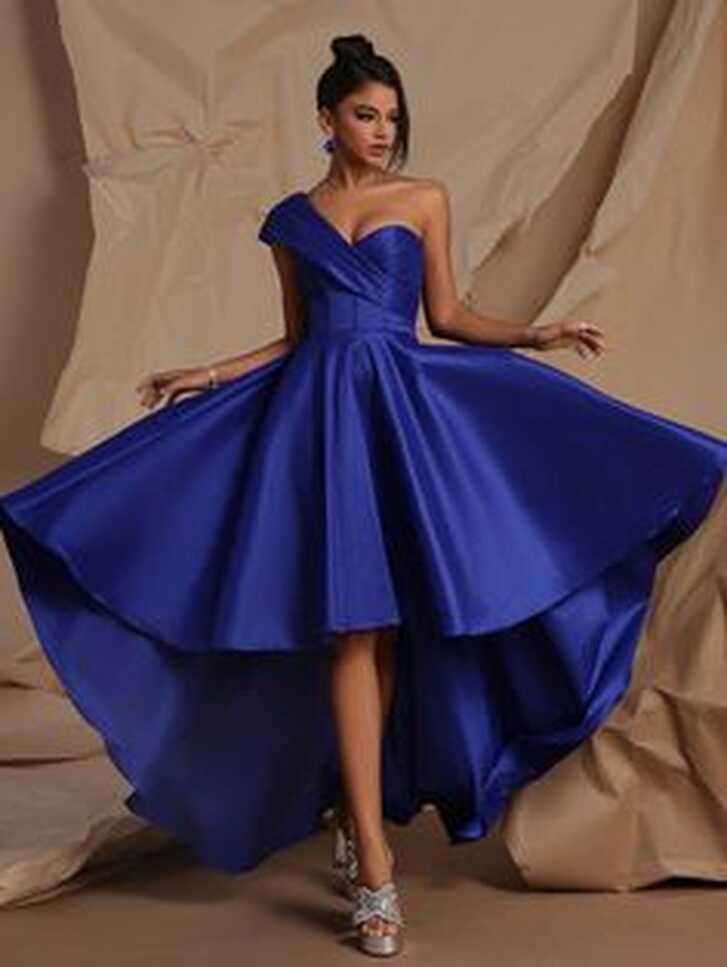 Royal Blue Evening Dress Short - Shop on Pinterest