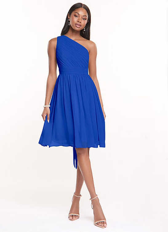 Royal Blue Knee Length Bridesmaid Dresses | Azazie