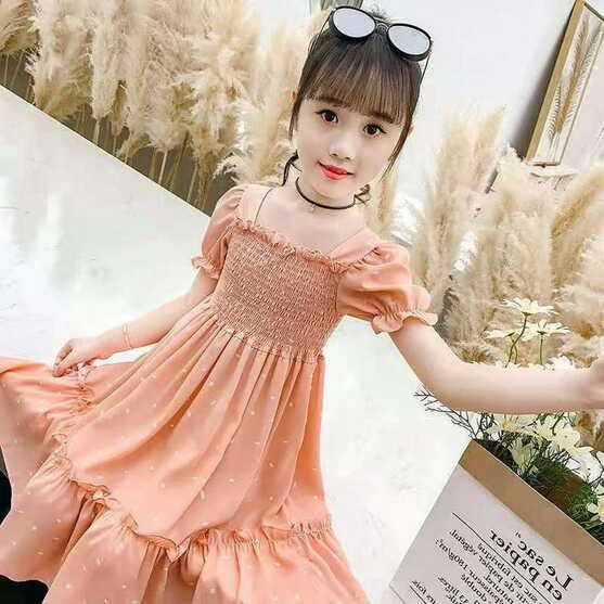 Ruffle Summer Short Toddlers Clothes Children Kids Dress Girl&#39;s ...