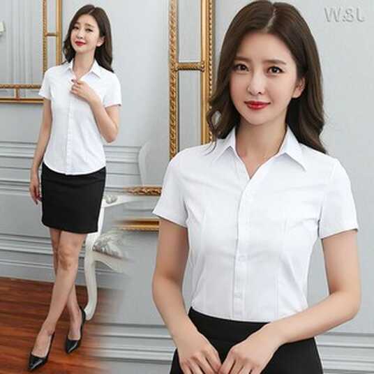 S-5XL White cotton shirt plus size opaque formal shirt office wear ...