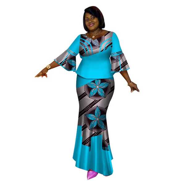 SA2031 African Tops and Skirt Sets for Women – Stunning African ...