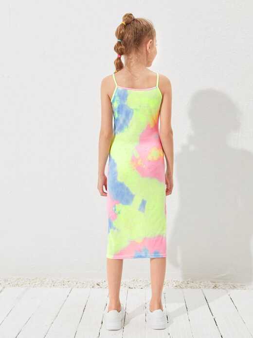 SHEIN Girls Tie Dye Dress | SHEIN USA