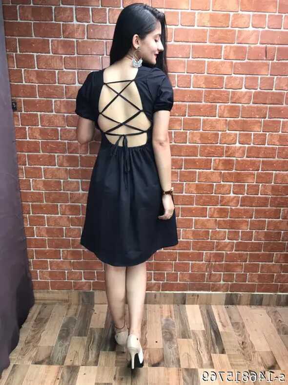 SONIYO DESIGNER BACKLESS MINI DRESS