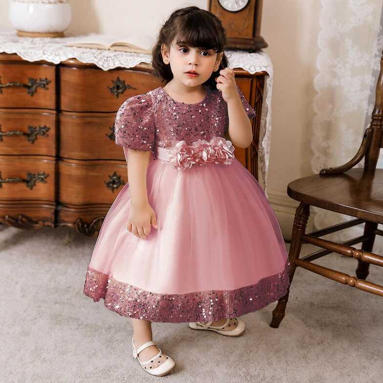 Satın alın Newborn Baby Girl Dress Party Dresses for Girls 1st ...