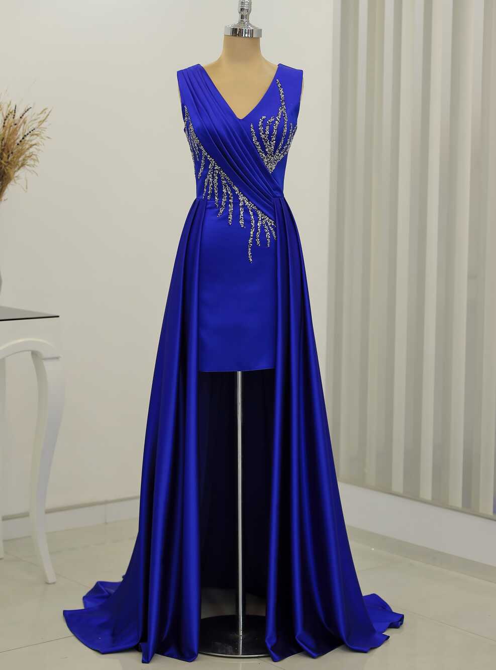 Saxe Blue - Modest Evening Dress