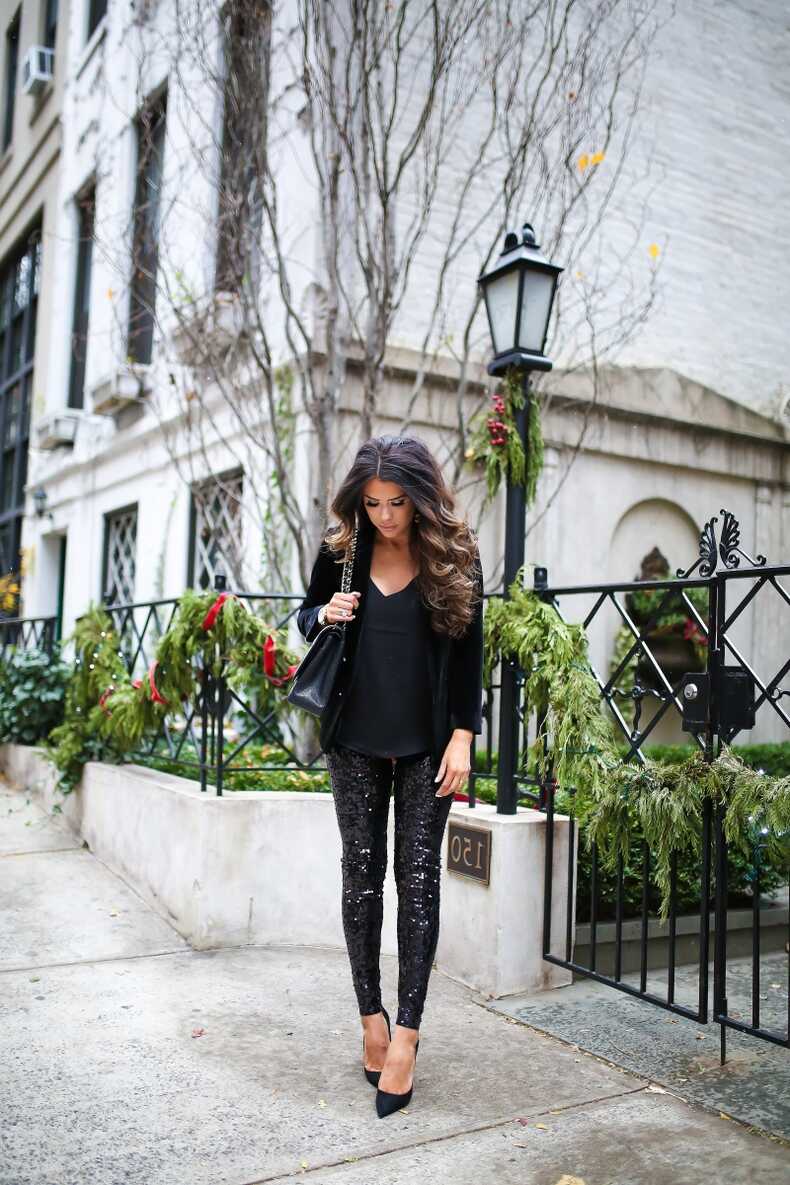 Sequin Leggins Outfit Ideas | US fashion | The Sweetest Thing