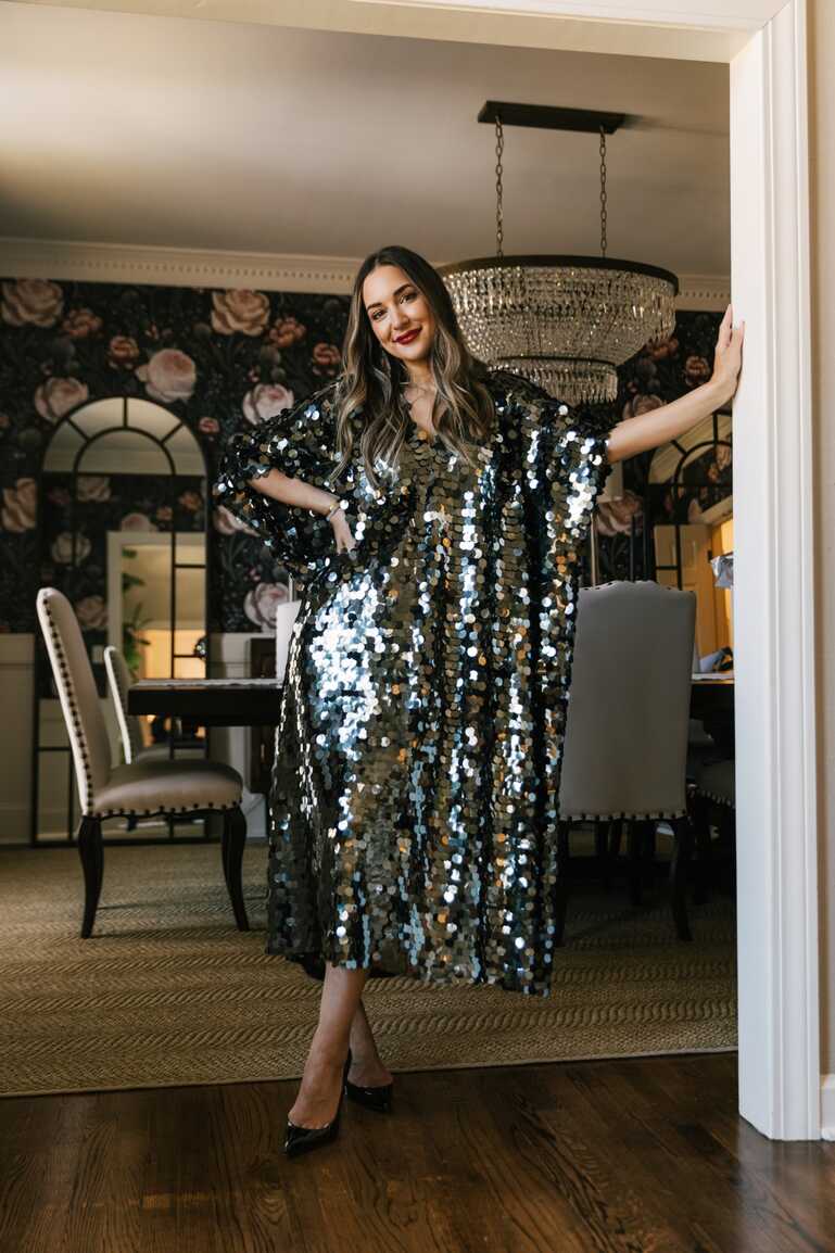 Sequined Caftan