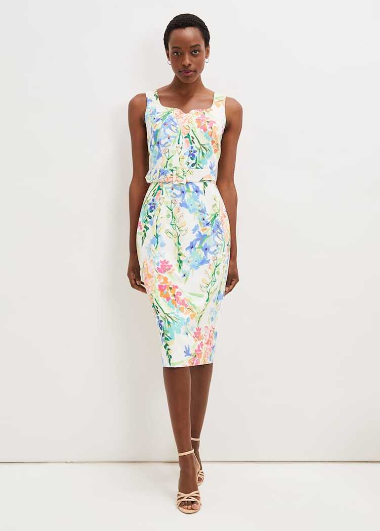 Serina Floral Midi Dress | Phase Eight UK |