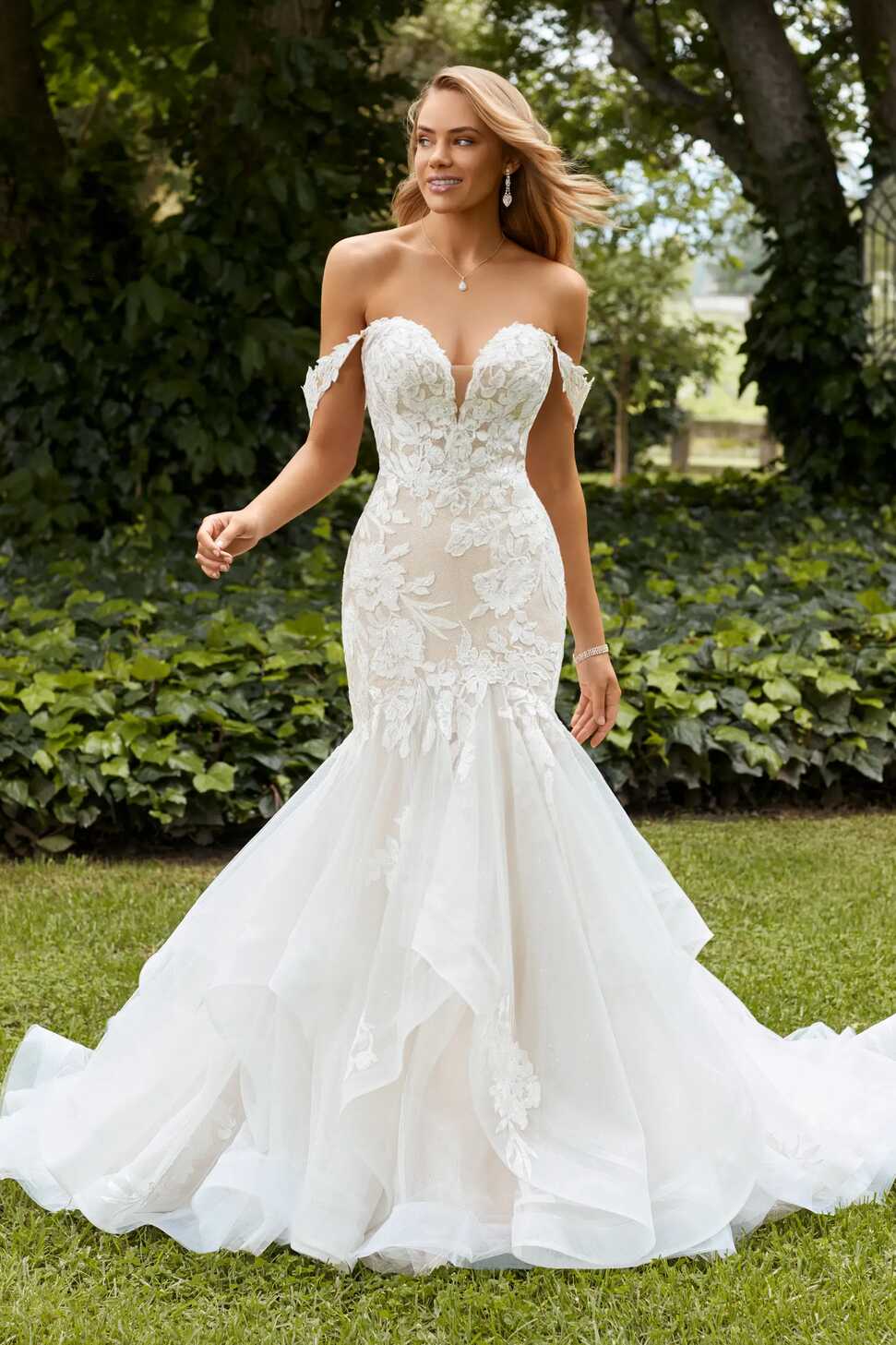 Sexy Off-Shoulder Mermaid Wedding Dress | Sophia Tolli