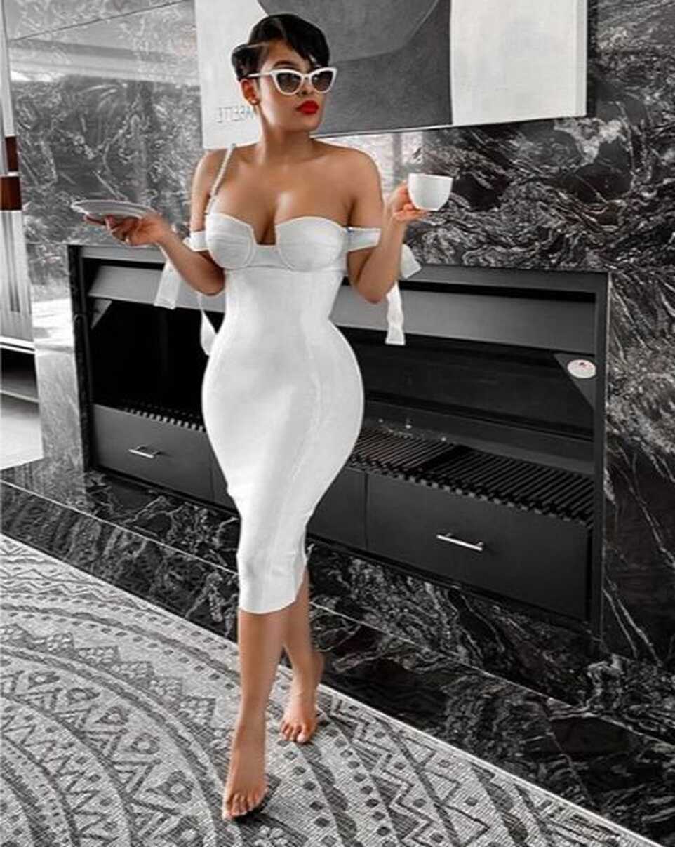 Sexy classy white dress