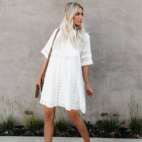 Shop White Boho Dresses for Women Online | UPTO 50% OFF – Boho ...