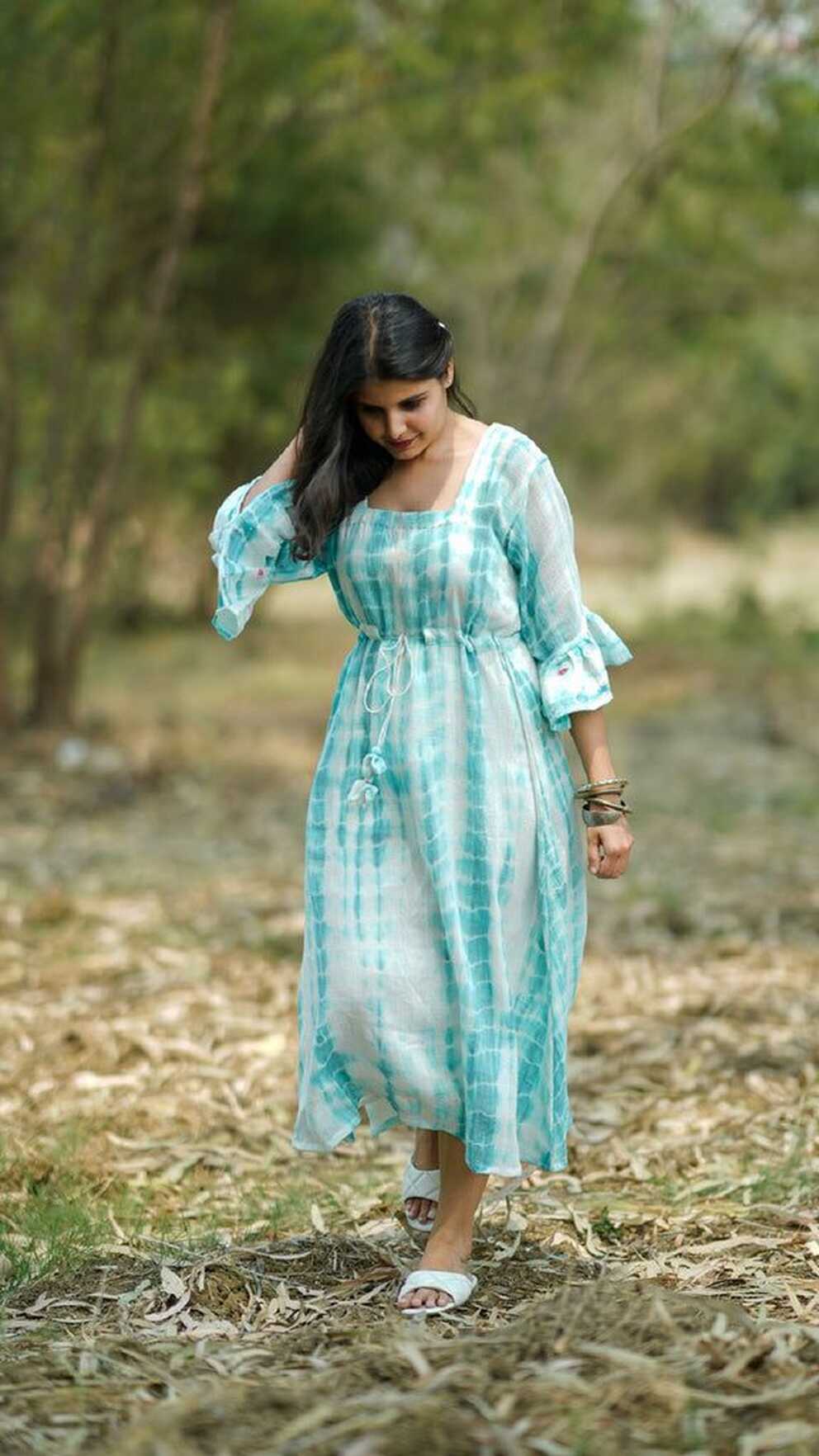 Shop flowy cotton summer dress from Bebaak