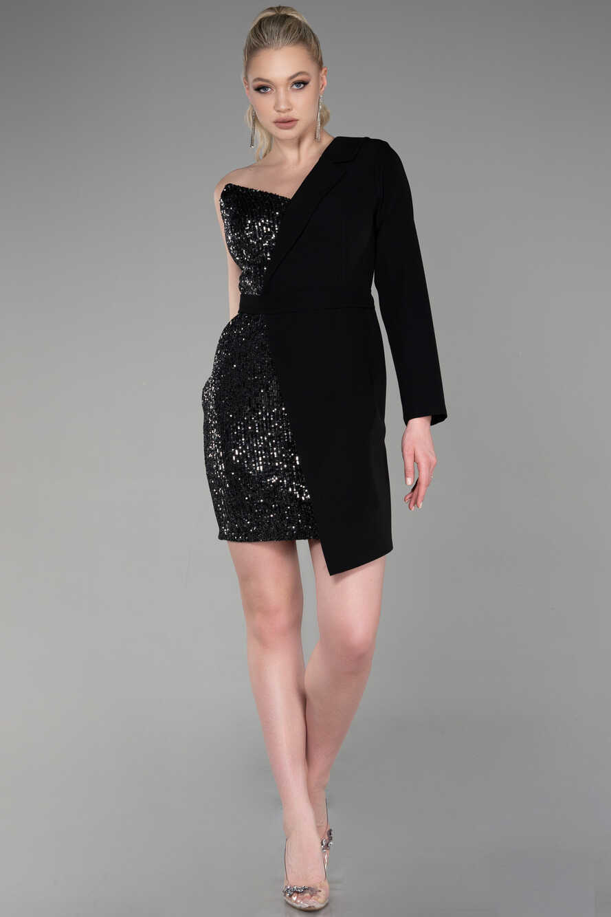 Short Black Cocktail Dress ABK1964 | Abiyefon.com