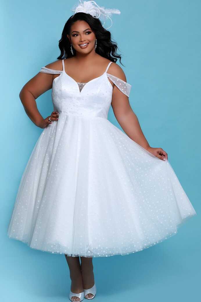 Short Plus Size Wedding &amp; Bridal Dresses | Sydney&#39;s Closet