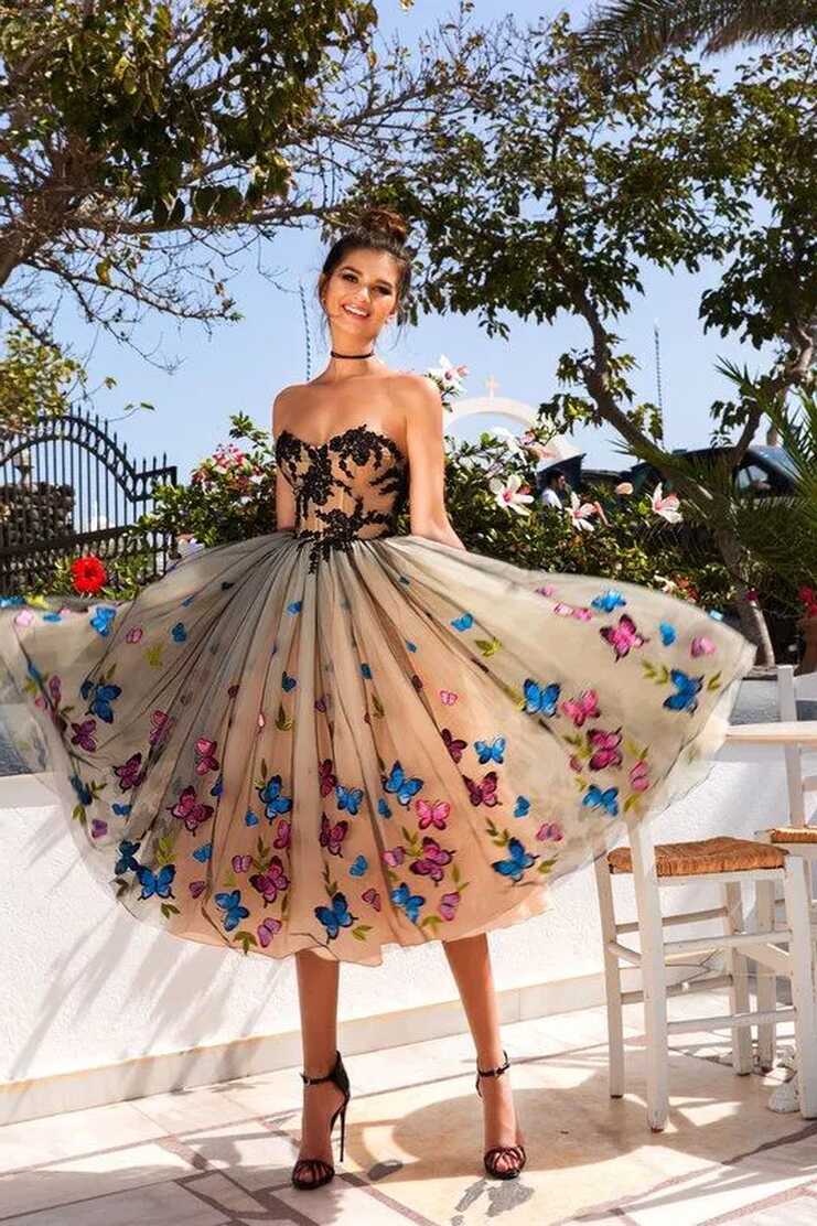 Short Prom Party Cocktail Dress A-Line Strapless Homecoming ...