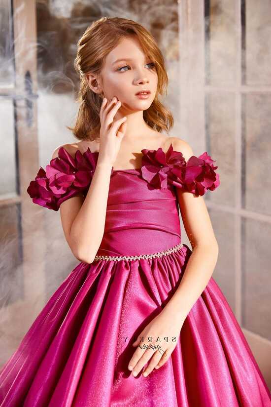 Short Sleeves Flower Girl First Communion Gown Celestial 3432 - 9 ...