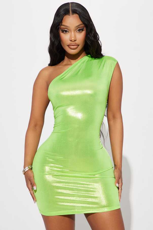 Short Temper Mini Dress - Neon Green | Fashion Nova, Dresses ...