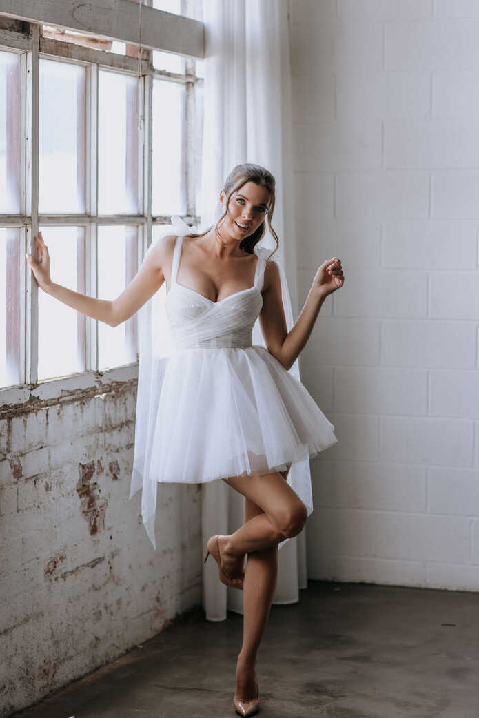 Short White Bridal Dresses | Little White Dress | Emily May