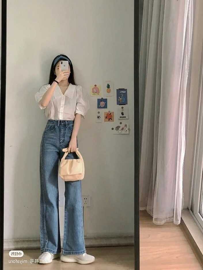 Simple Jeans Retro Fashion