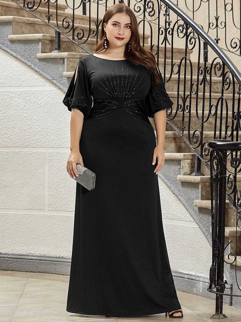 Simple Maxi Plus Size Mermaid Party Dresses for Women - Ever-Pretty UK