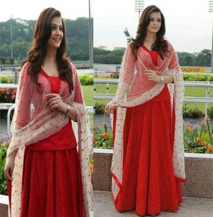 Simple Red lehenga | Indian dresses for women, Indian outfits ...