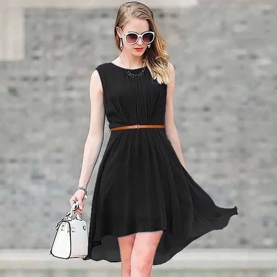 Sleeveless Casual Ladies Short Dresses, Size: S-XXL at Rs 375 ...