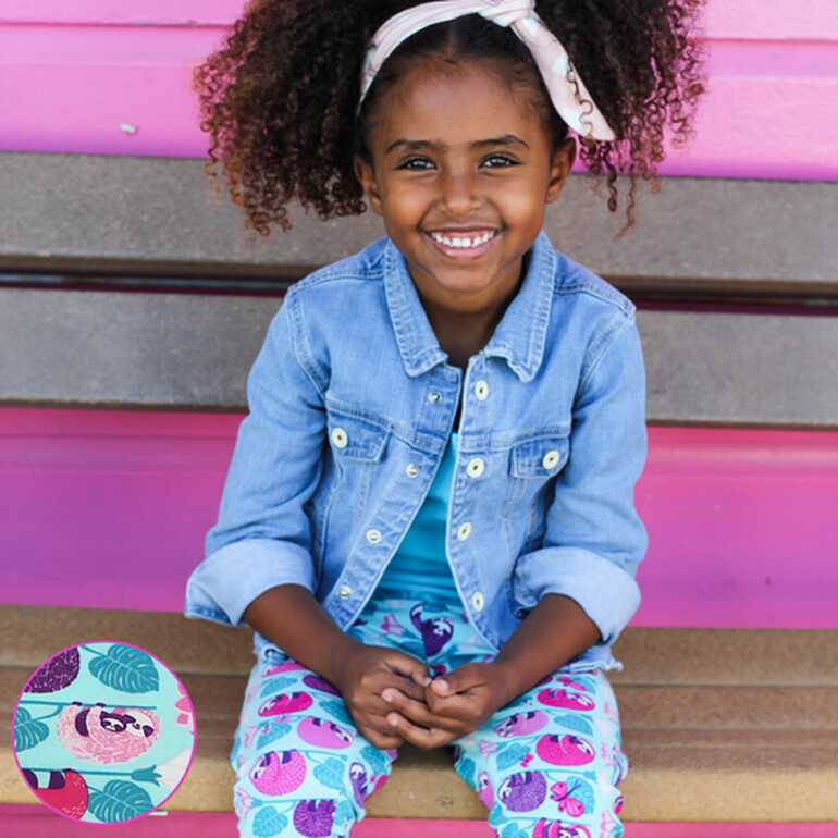 Smarty Girl Sloth Leggings 1-10Y | Explore Science in Style ...