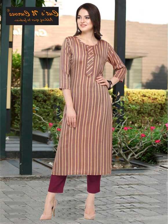 Sofiya stylish kurti collection with heavy rayon fabric ...