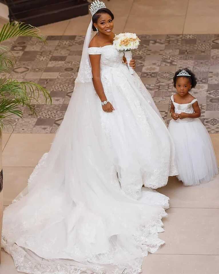 South African Plus Size 2020 Black Girls Lace Wedding Dresses Off ...