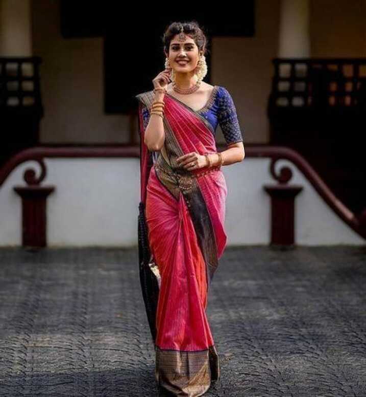 South Indian Saree in Surat at ₹ 5,000 / Pc (MOQ:1 Pc) by Hems ...