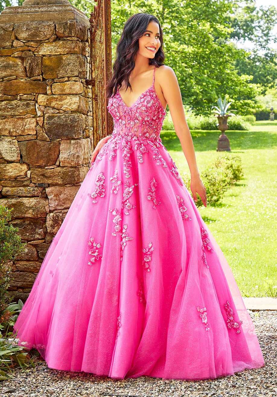 Sparkle Tulle Ball Gown Prom Dress