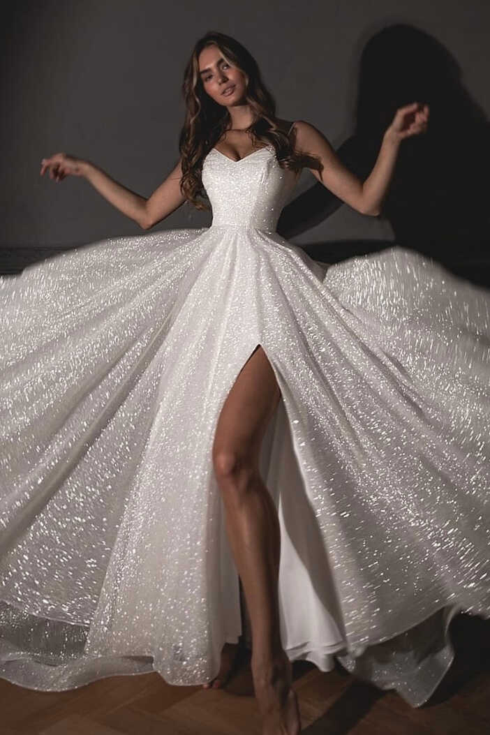 Sparkle Wedding Dresses | Beautiful Glitter Styles | Olivia Bottega