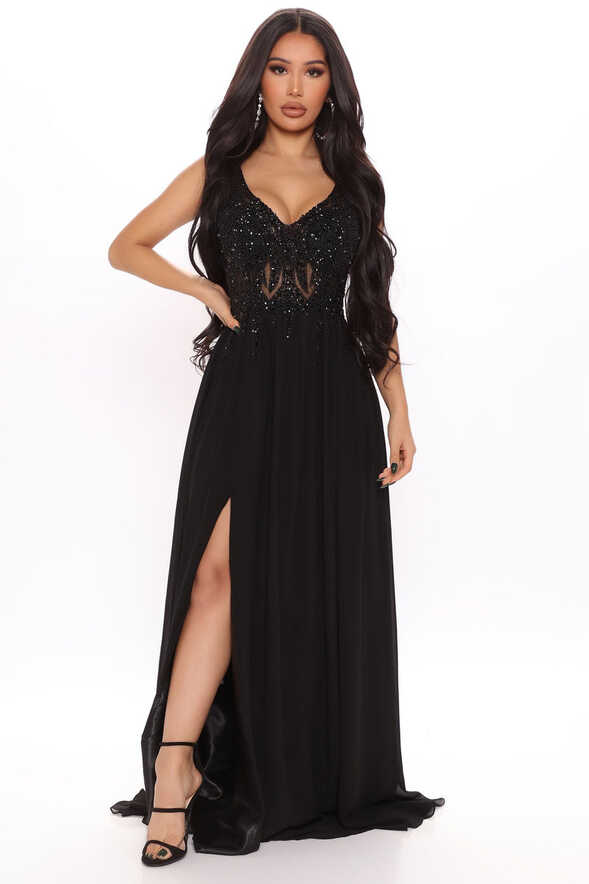 Special Occasions Maxi Gown - Black | Fashion Nova, Dresses ...