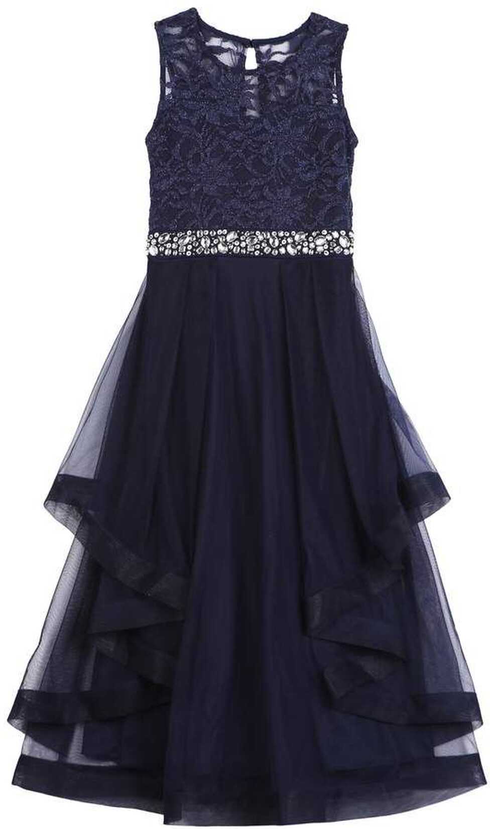 Speechless Girls 7-16 Tiered Ruffle Lace Dress