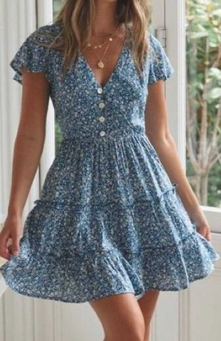 Spring Dress | Casual dresses for women, Cute casual dresses ...