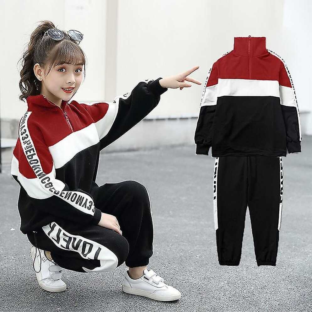 Spring Girls Clothing Sets Children Sweatshirt Coats Pants ...