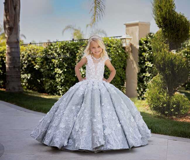 Star Ballgown Kids Sparkly Stars Princess Dress Luxury Kids Dress ...