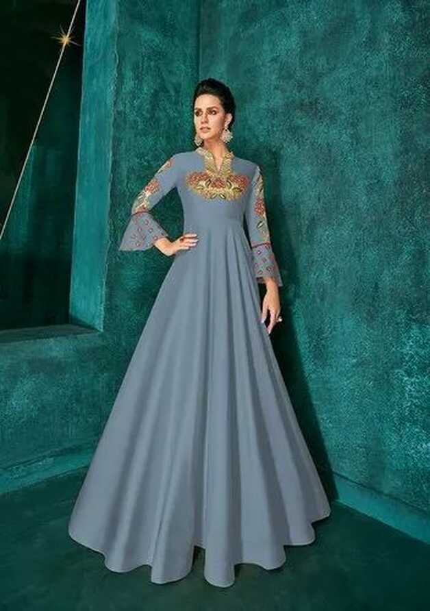 Stitched Pr Fashion Launched Designer Readymade Gown at Rs 1050 in ...